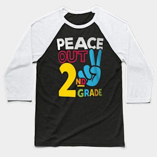 2nd Grade  of School Teacher Girl Boy Baseball T-Shirt